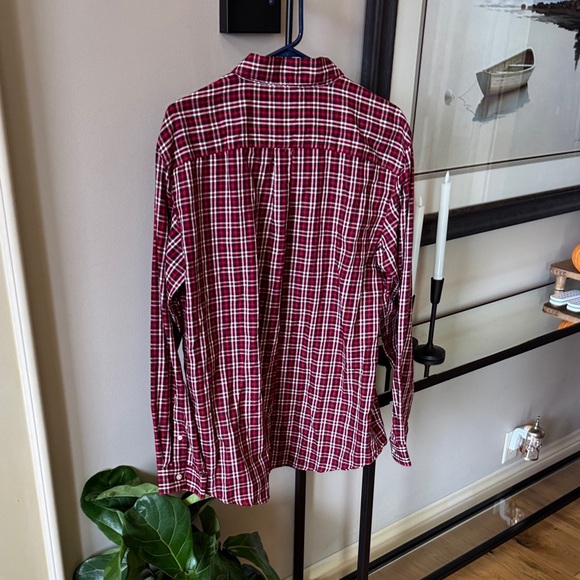 Ralph Lauren Red Plaid Casual Shirt Beautiful Large Men’s A46 - Picture 6 of 10
